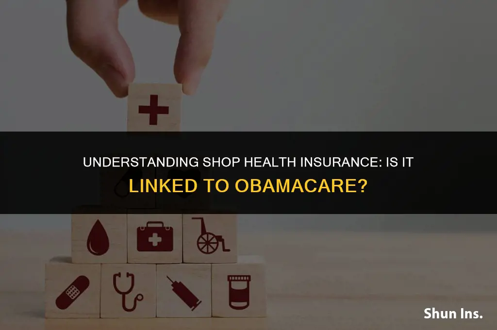 is shop health insurance associated with obamacare