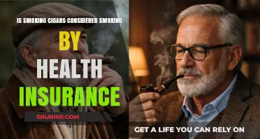 Does Puffing on Cigars Count as Smoking for Health Insurance?