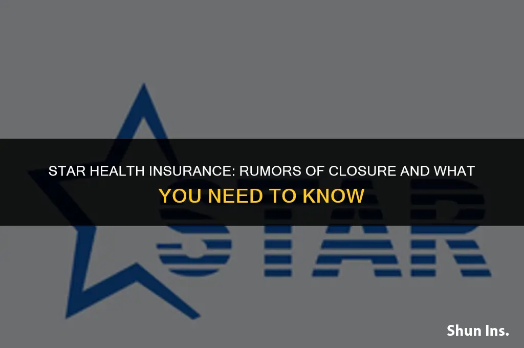 is star health insurance closing