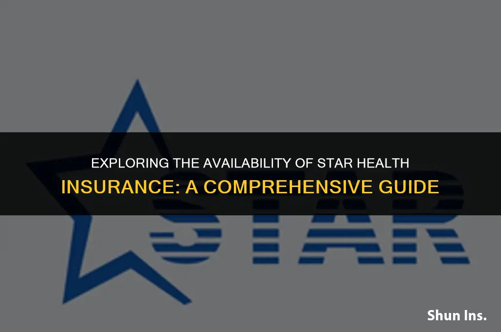 is star health insurance sold