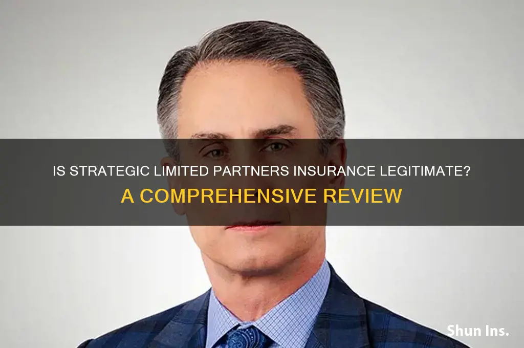 is strategic limited partners insurance legit