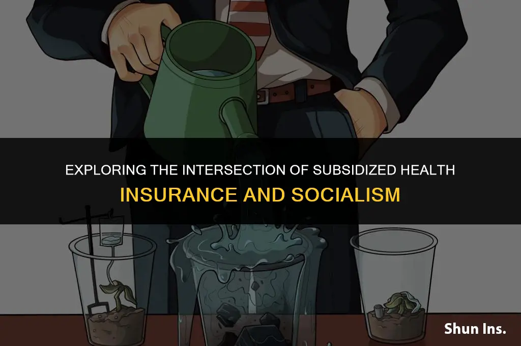 is subsidided health insurance the same as socialism