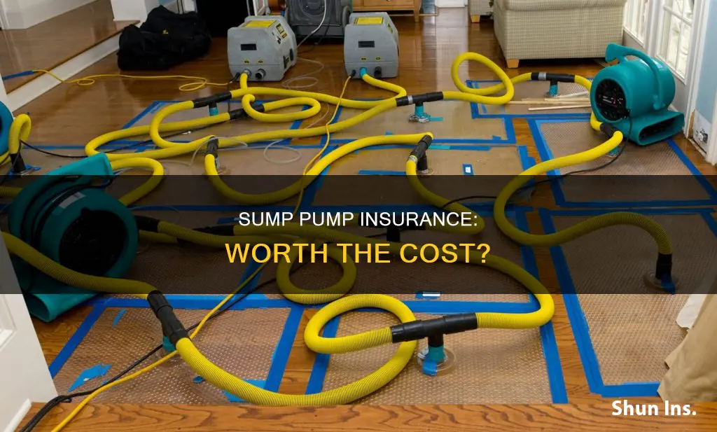 is sump pump insurance worth it