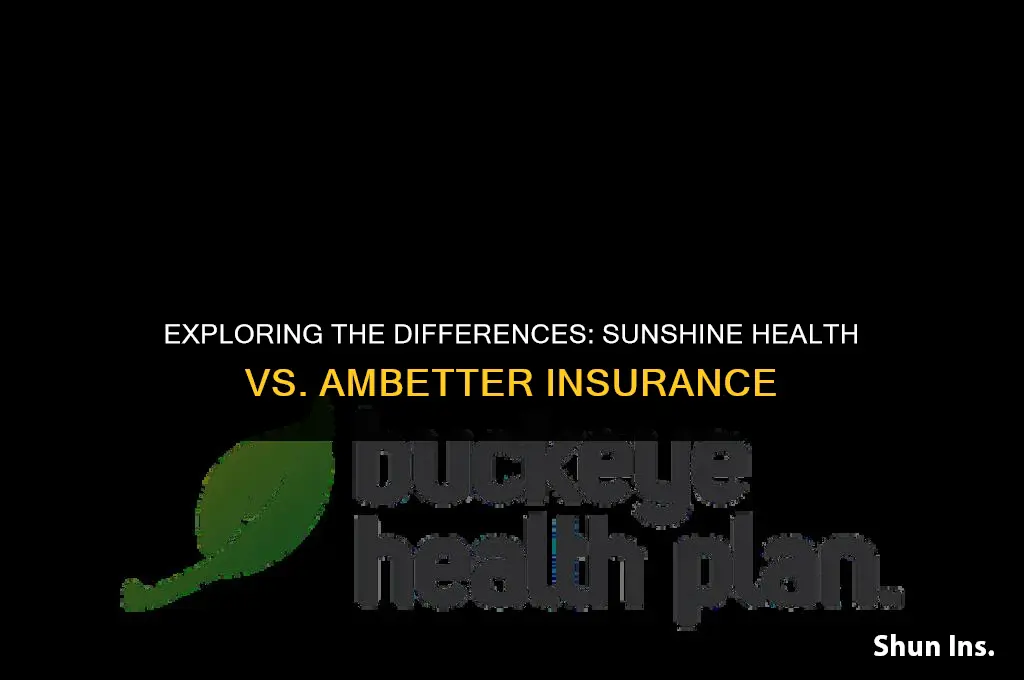 is sunshine health the same as ambetter insurance