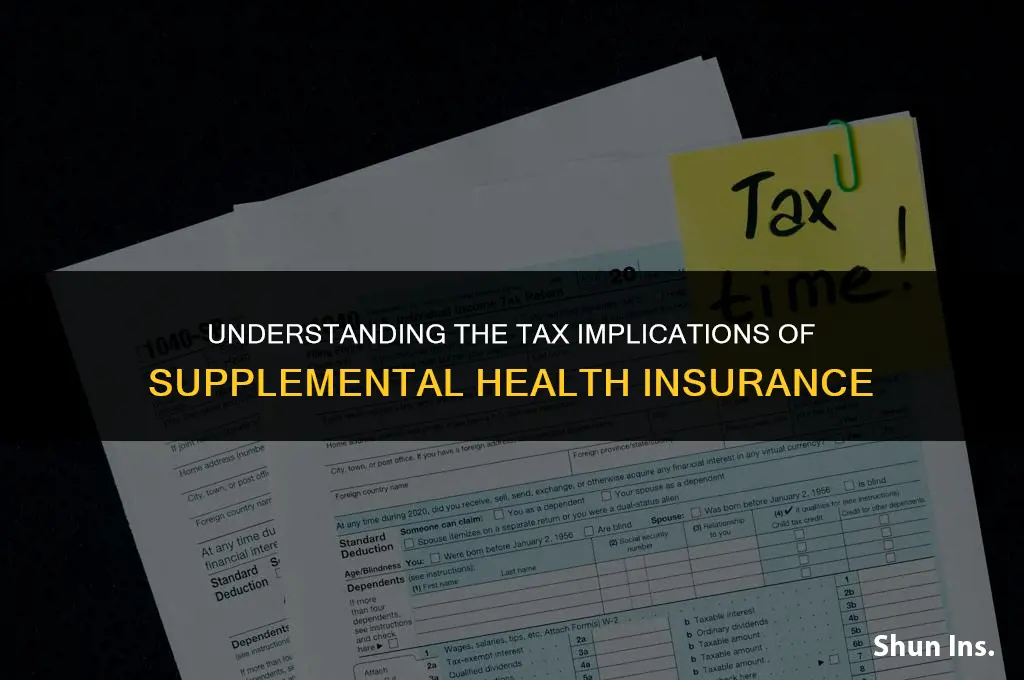 is supplemental health insurance taxable