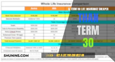 Life Insurance: Term 80 Cheaper Than Term 30?