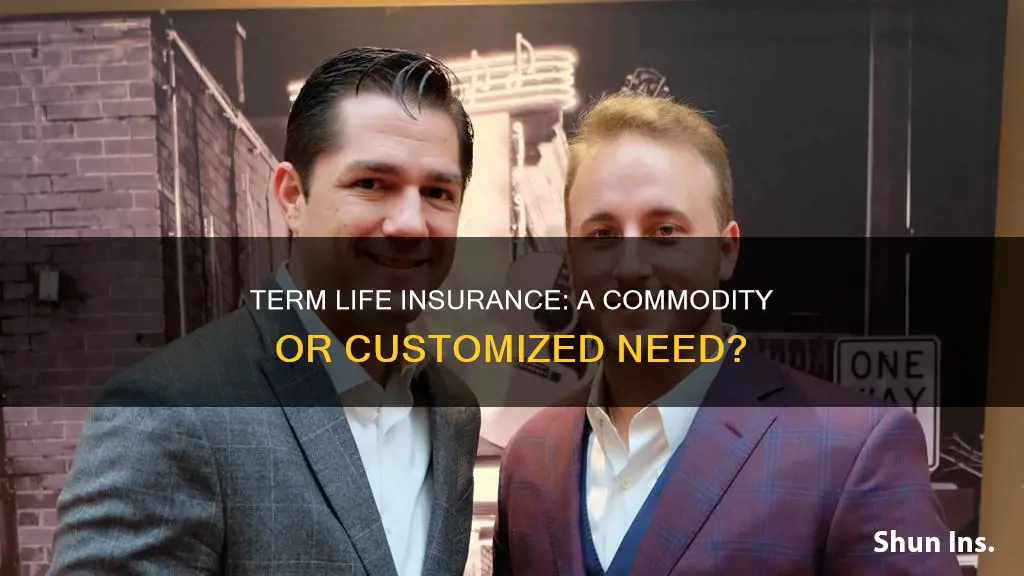 is term life insurance a commodity