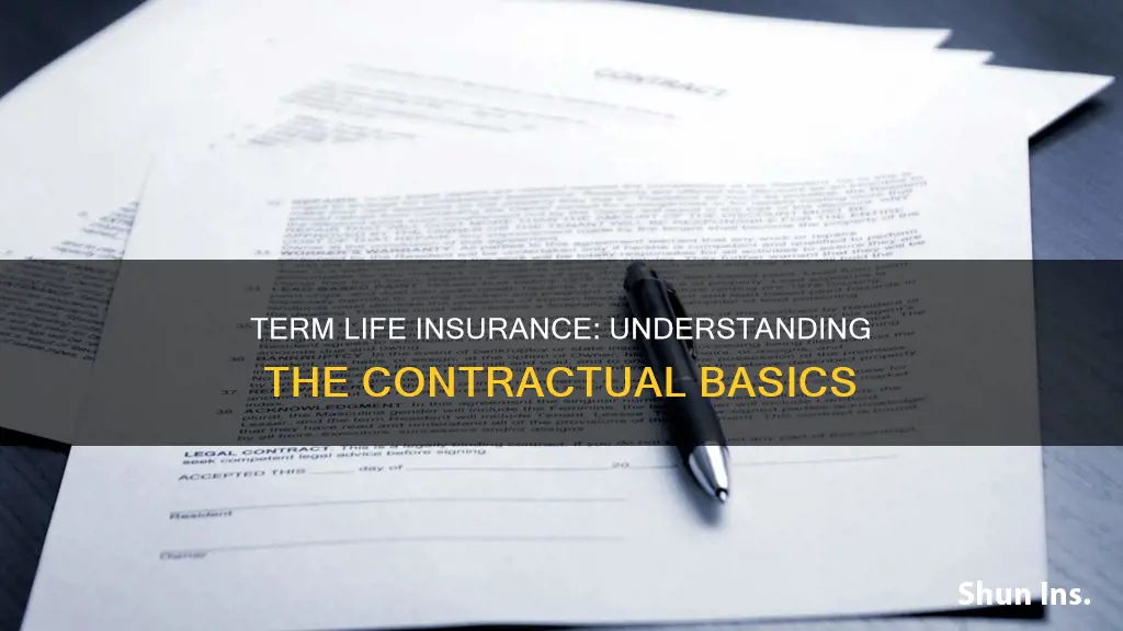 is term life insurance a contract