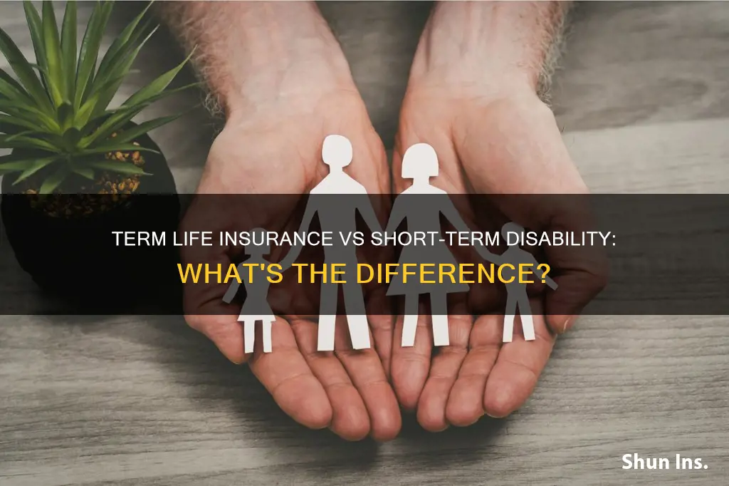 is term life insurance the same as short term disability