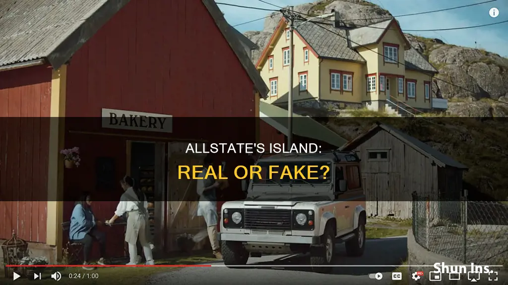 is that a real island in the allstate insurance commercial