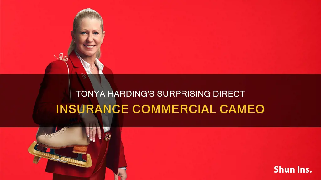 is that really tonya harding in the direct insurance commercial