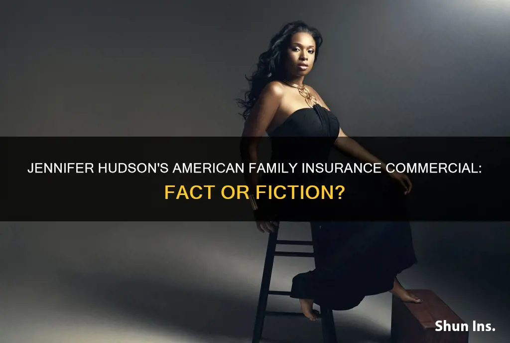 is the american family insurance commercial with jennifer hudson real