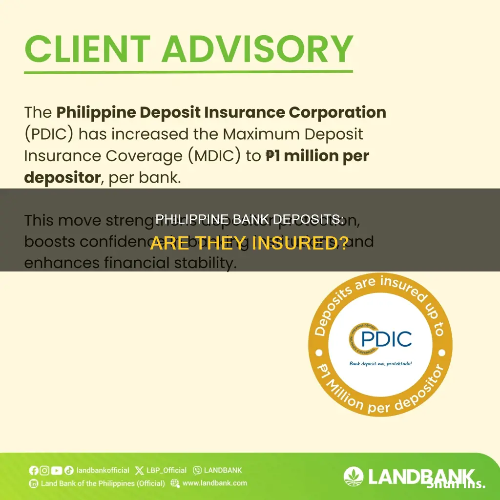 is the bank in the philippines is insured