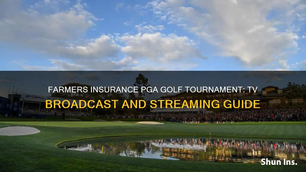 is the farmers insurance pga golf tournament on tvv