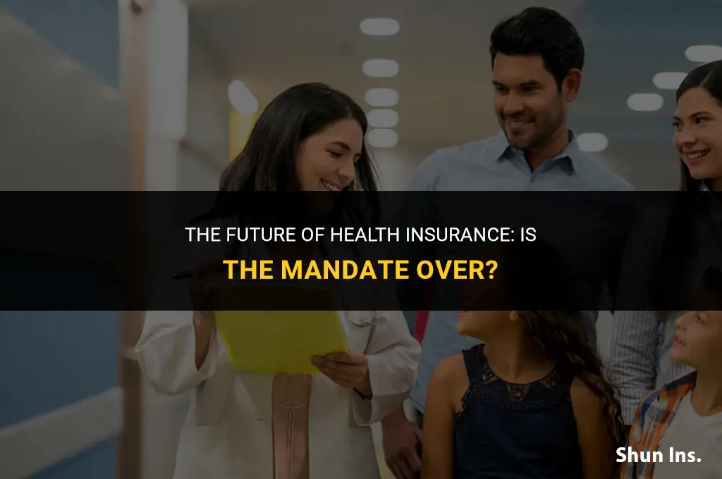 is the health insurance mandate over