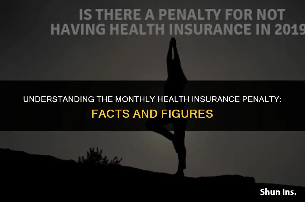 is the health insurance penalty per month