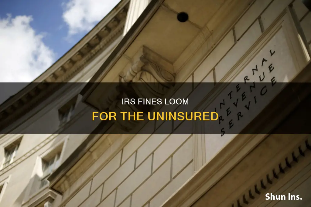 is the irs looking to fine people no insurance