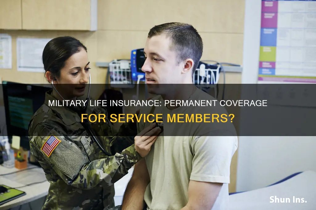 is the life insurance from the military for life