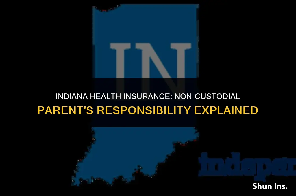 is the non custodial parent responsible for health insurance indiana