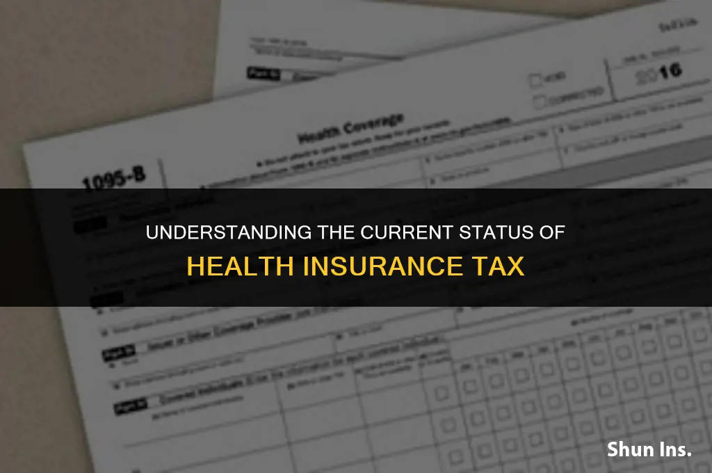 is the tax associated with health insurance still in effect
