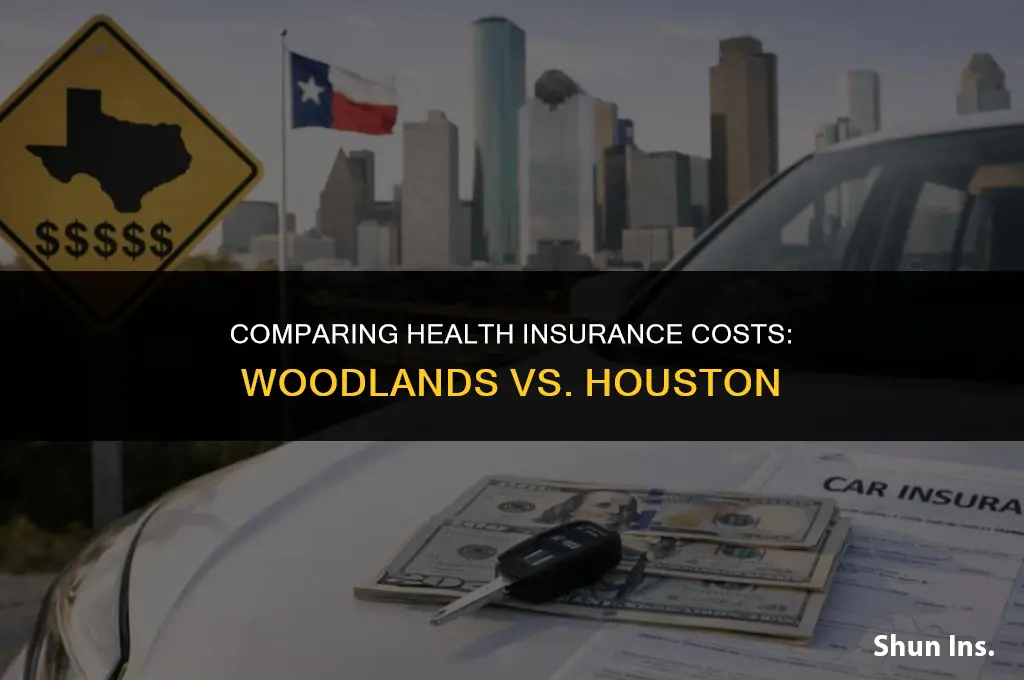 is the woodlands health insurance cheaper than houston