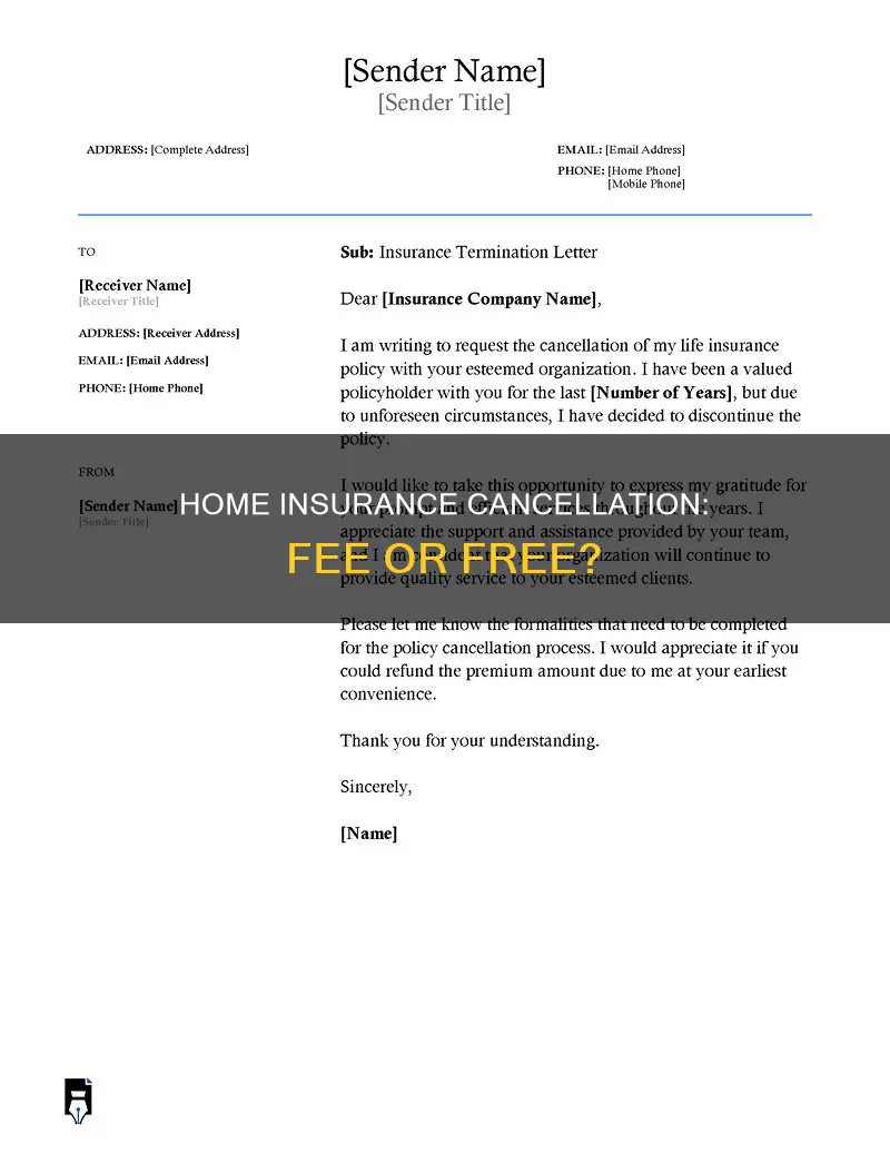 is there a cancellation fee for homeowners american family insurance