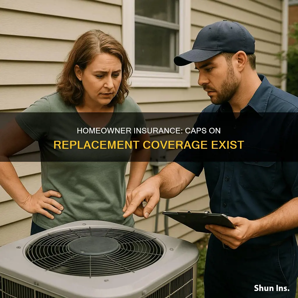 is there a cap on homeowner insurance replacement