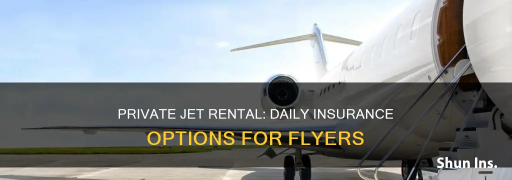 is there a day insurance for renting private airplane