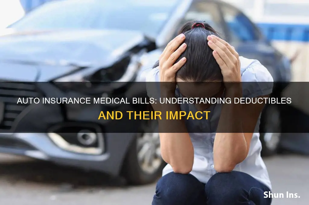 is there a deductible for auto insurance medical bills