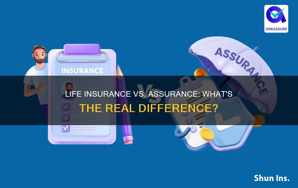 is there a difference between life insurance and life assurance