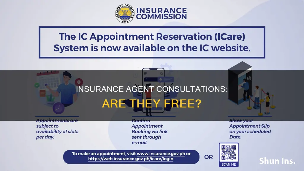 is there a fee for talking to an insurance agent