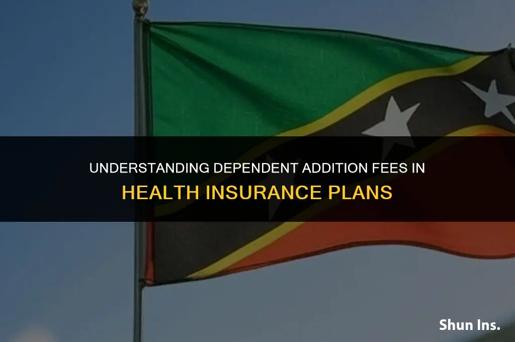 is there a fee to add dependent to health insurance