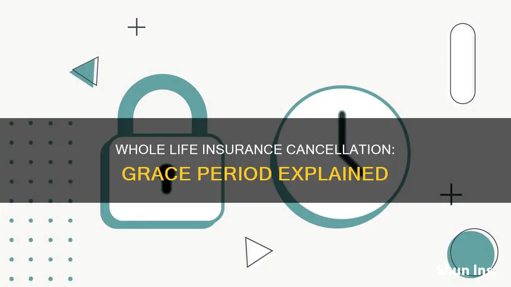 is there a grace period for cancelling whole life insurance