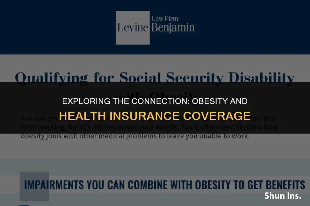is there a link between obesity and health insurance