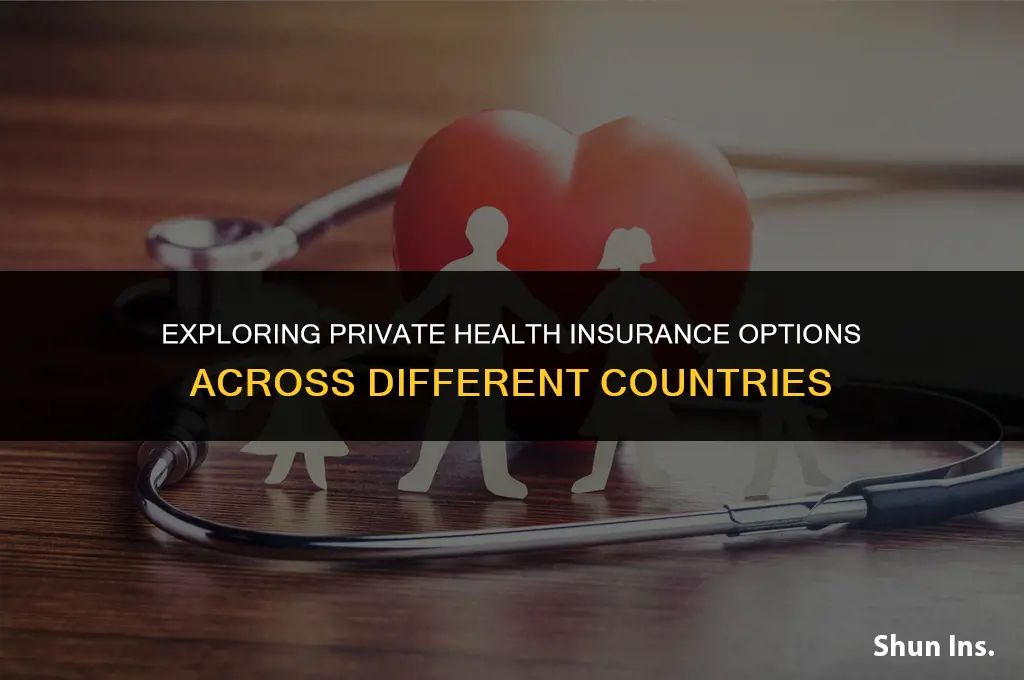 is there a private health insurance option in countries