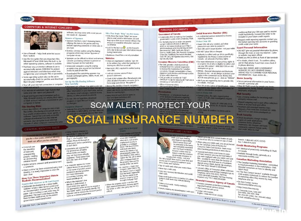 is there a scam going around about social insurance numbers