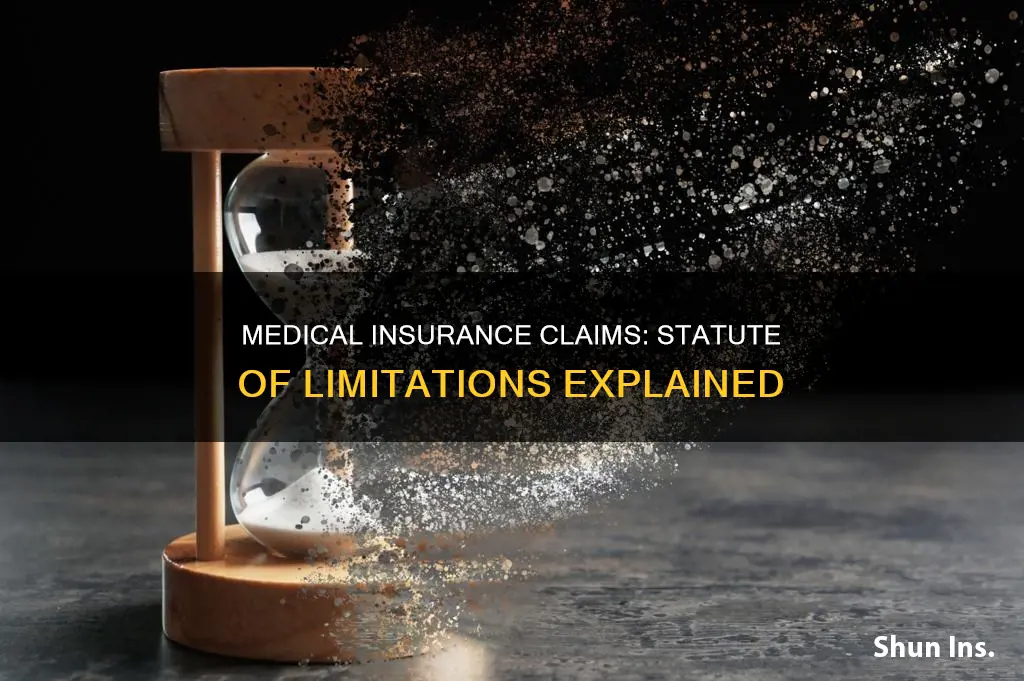 is there a statute of limitations on medical insurance claims