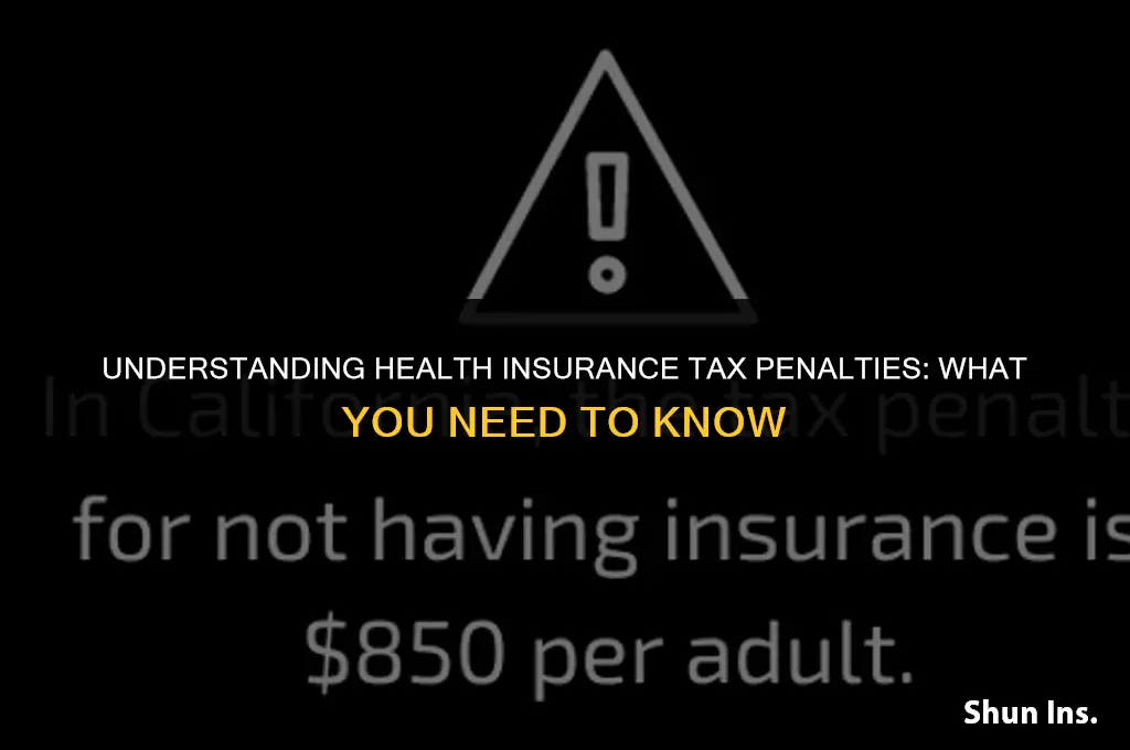 is there a tax penalty for health insurance
