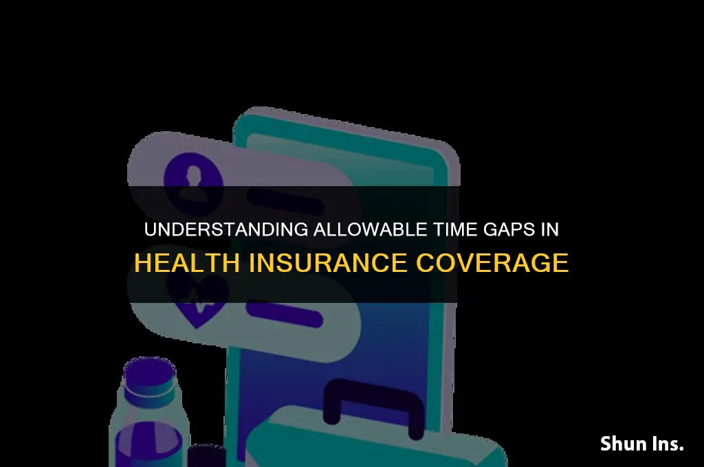 is there an allowable time gap for health insurance