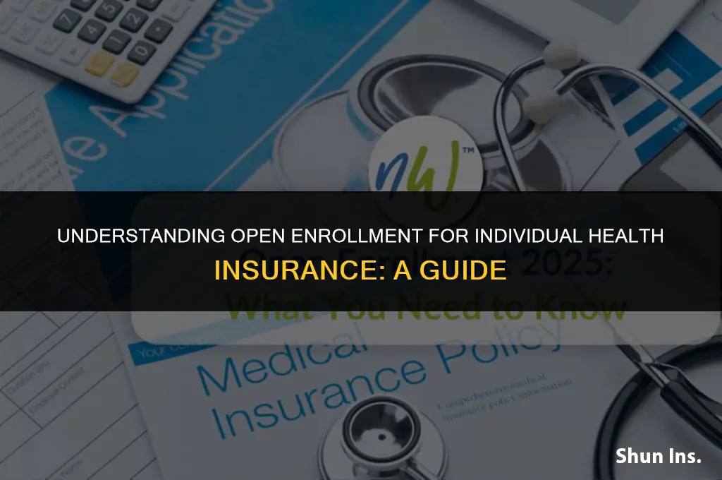 is there an open enrollment period for individual health insurance