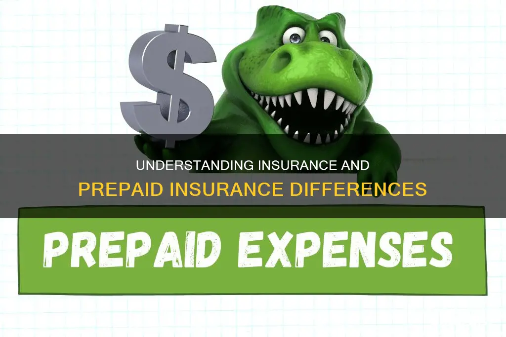 is there any difference between insurance and prepaid insurance