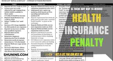 Exploring Options to Lower Your Health Insurance Penalty