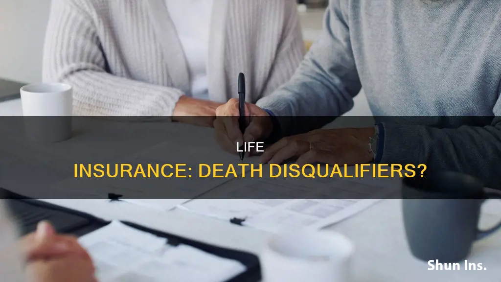 is there anything that can disqualify life insurance at death