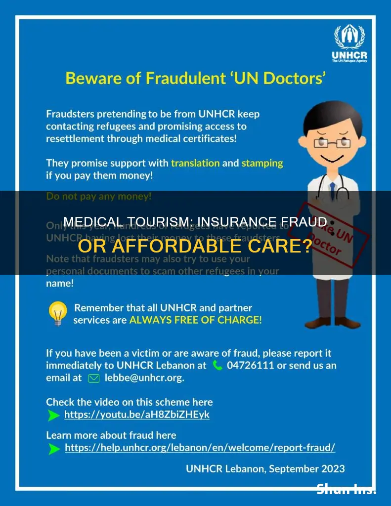 is there insurance fraud with medical tourism