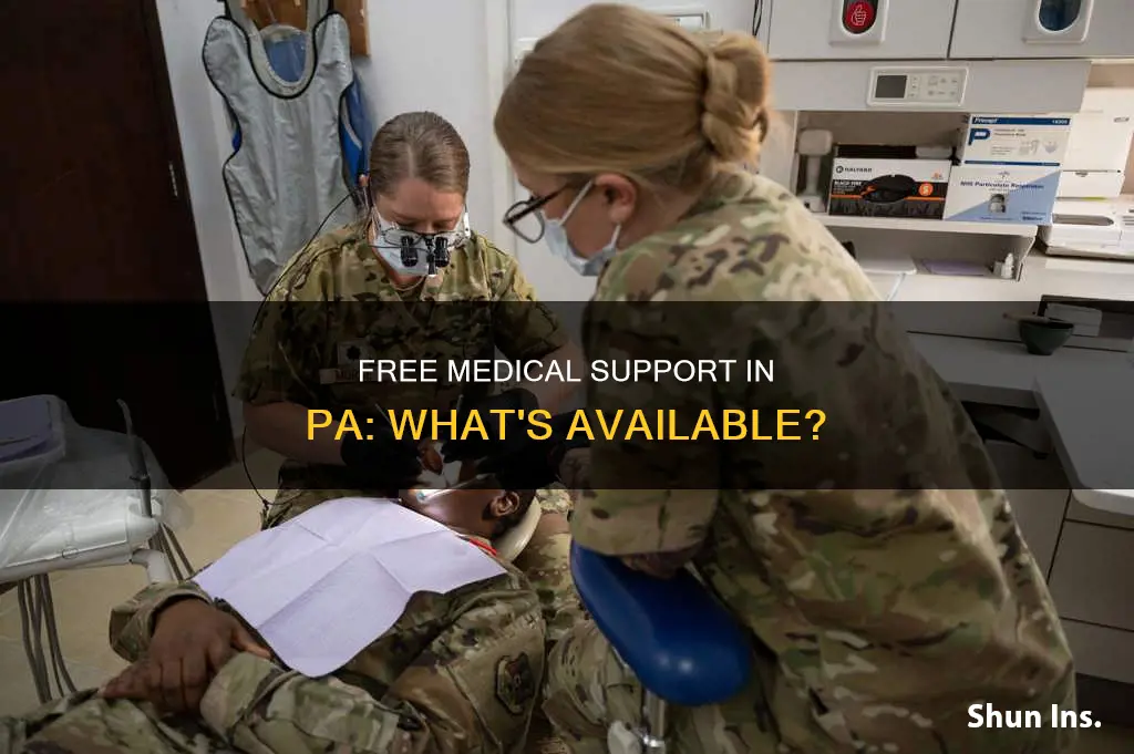 is there medical support for people without insurance in pa
