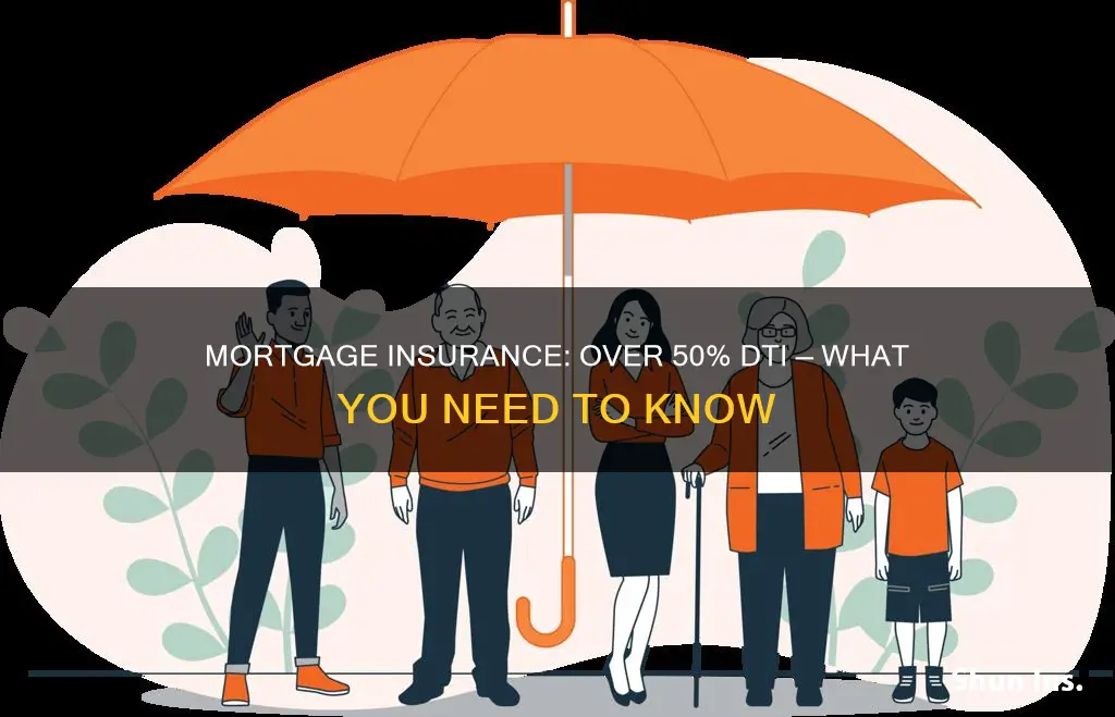 is there mortgage insurance over 50 dti