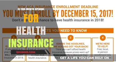 Health Insurance Enrollment: Is This Month Your Open Window?