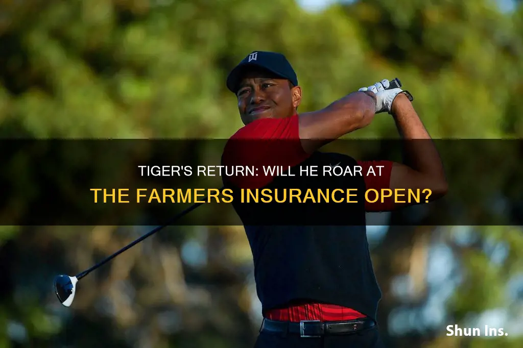 is tiger playing in the farmers insurance open