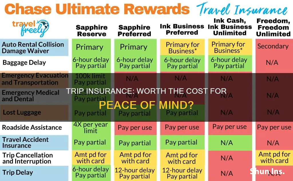 is trip insurance when bookig airline flights worth the money