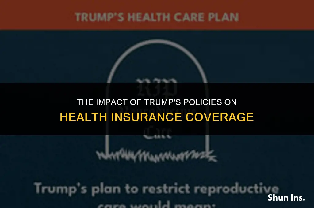 is trump taking away health insurance